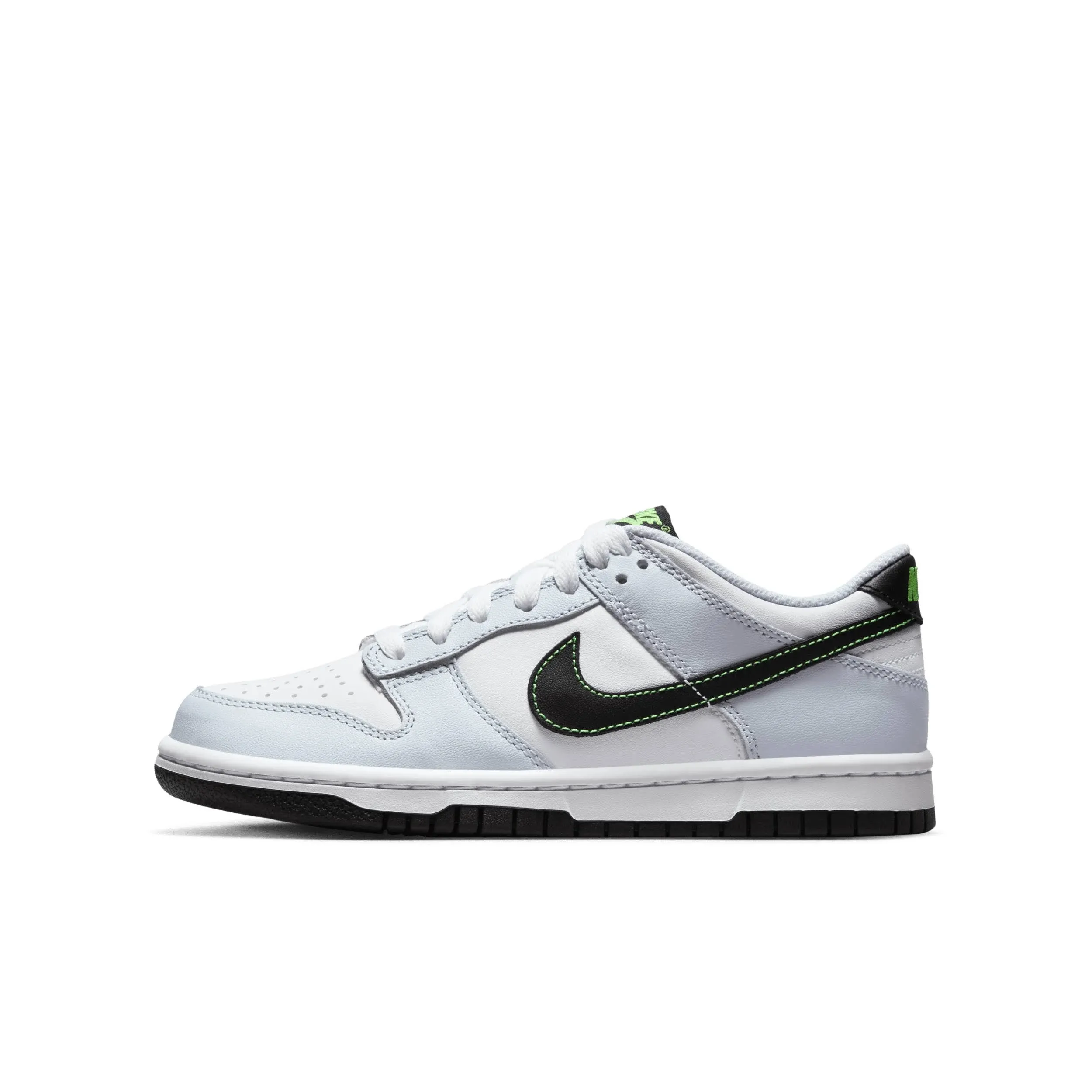 Nike Big Kids Dunk Low - White/Grey 6.5y