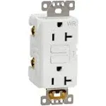 Square D X Series 20-Amp 125-volt Tamper/Weather Resistant GFCI Decorator Outlet