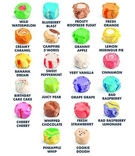 Taffy Shop "Favorites Mix" Salt Water Candy, Assorted Bulk Flavors of Saltwater ...