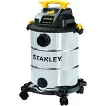 Stanley SL18117 Portable Stainless Steel 8 Gallon Wet Dry Floor Vacuum & Blower