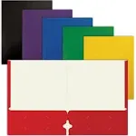 Better Office Products 2 Pocket Paper Folders Letter Size Paper Portfolios Case of 50