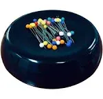 Grabbit Magnetic Pincushion w/50 Pins Black