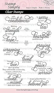 Sympathy Sentiments Set Two Christian Religious Loss of a Pet 4x6 Inch Sheets