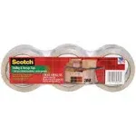 3M 3650-3 Scotch 1.88 By 54.6 Clear Tape 3 Pack