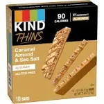 KIND Thins Caramel Almond & Sea Salt Bars (7.4 oz)