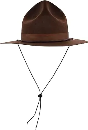 Nicky Bigs Novelties Adult Sergeant Campaign Park Ranger Hat Mountie Trooper Patrol Costume Accessory