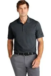 Men&#039;s Size XXL Nike Dri-FIT Micro Pique 2.0 Chest Pocket Polo Shirt Golf GRAY