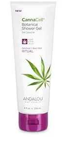 Andalou Naturals CannaCell Shower Gel, Ritual, 8 Fl Oz