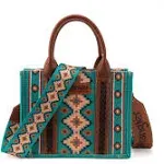 Wrangler Southwestern Print Canvas Mini Tote