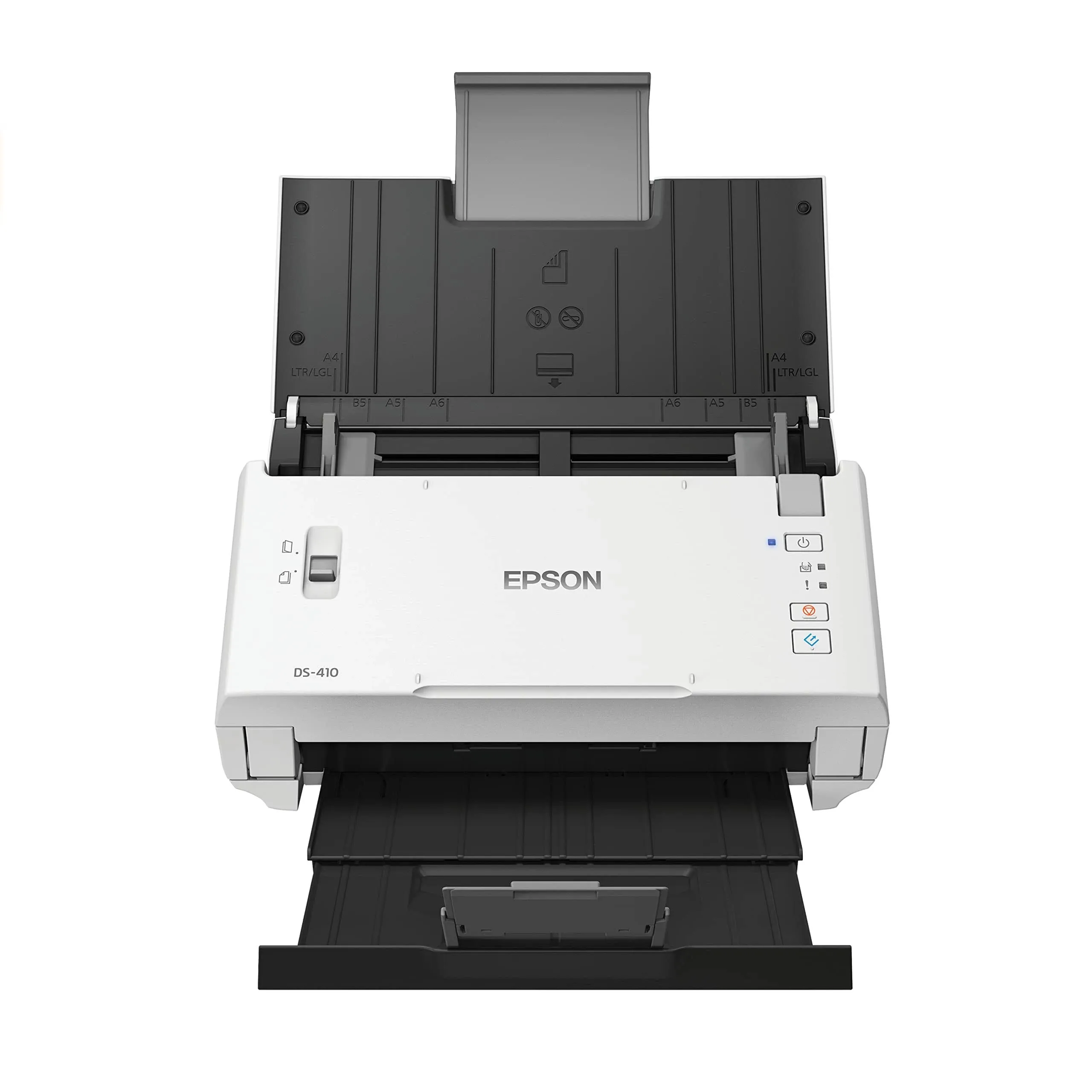 Epson B11B249201 DS-410 600 dpi Optical Resolution Document Scanner - 50-Sheet Duplex Auto Document Feeder