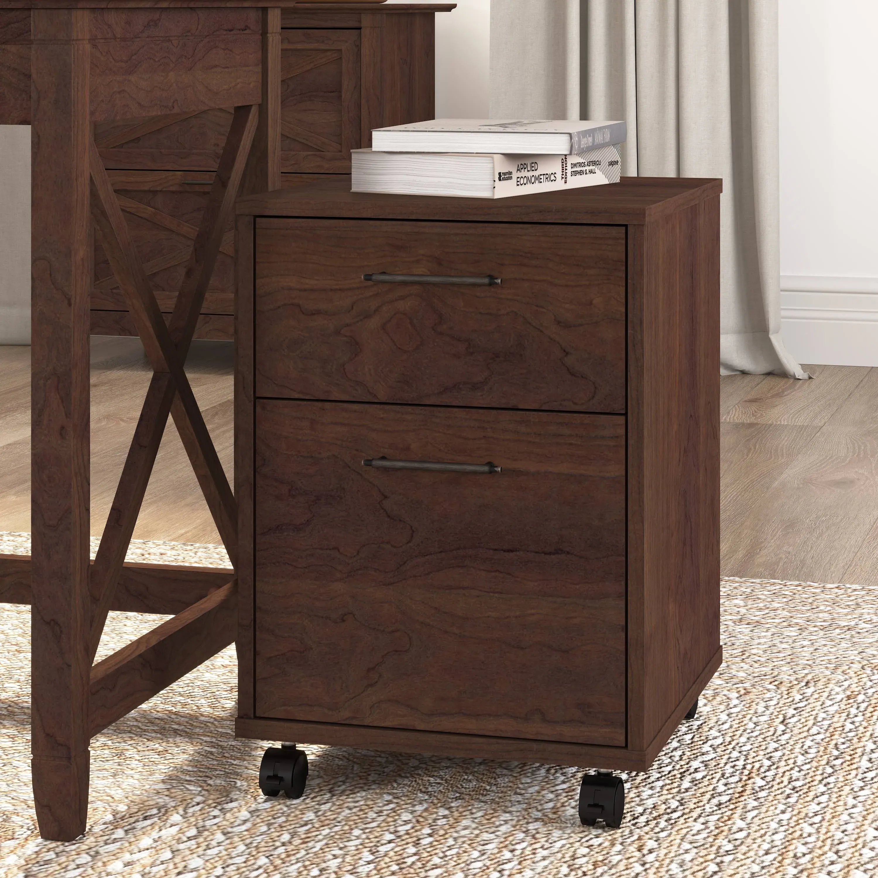 Key West 2 Drawer Mobile File Cabinet