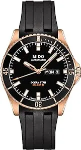 MIDO Ocean Star Automatic Rubber Strap Watch