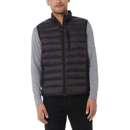 32 Degrees Heat Men’s Light Weight Full Zip Vest Black Size Medium