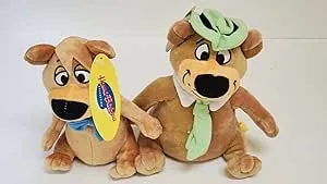 Yogi &amp; Boo Boo Bear Plush Set 6&#034; Stuffed Soft Dolls Hanna Barbera USASeller New