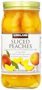 Kirkland Sliced Peaches, 24 Ounce (Pack of 4)