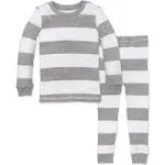 Rugby Stripe Organic Cotton Snug Fit Pajamas