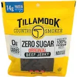 Tillamook Country Smoker Jerky Beef Zero Sugar Original