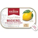 King Oscar Skinless & Boneless Mackerel in Olive Oil