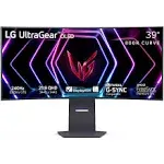 Moniteur de jeu incurvé OLED LG 39GS95QE Ultragear 39 pouces WQHD 800R 240 Hz 0,03 ms DisplayHDR True Black 400 AMD FreeSync Premium Pro NVIDIA G-Sync HDMI 2.1 DisplayPort Inclinaison/Hauteur/Pivot Support - Noir