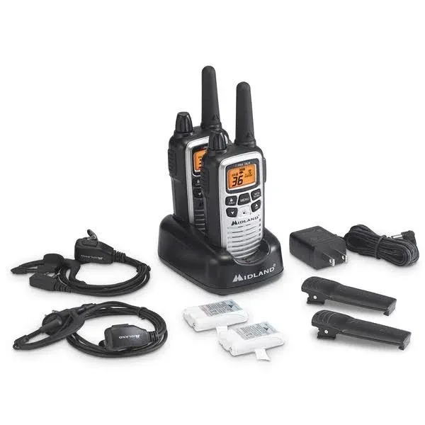 Radios Midland Lxt600vp4 Hasta 48km* 36 Ch Con Auriculares