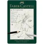 Faber-Castell Pitt Graphite Matte Pencil 11-Piece Tin Set