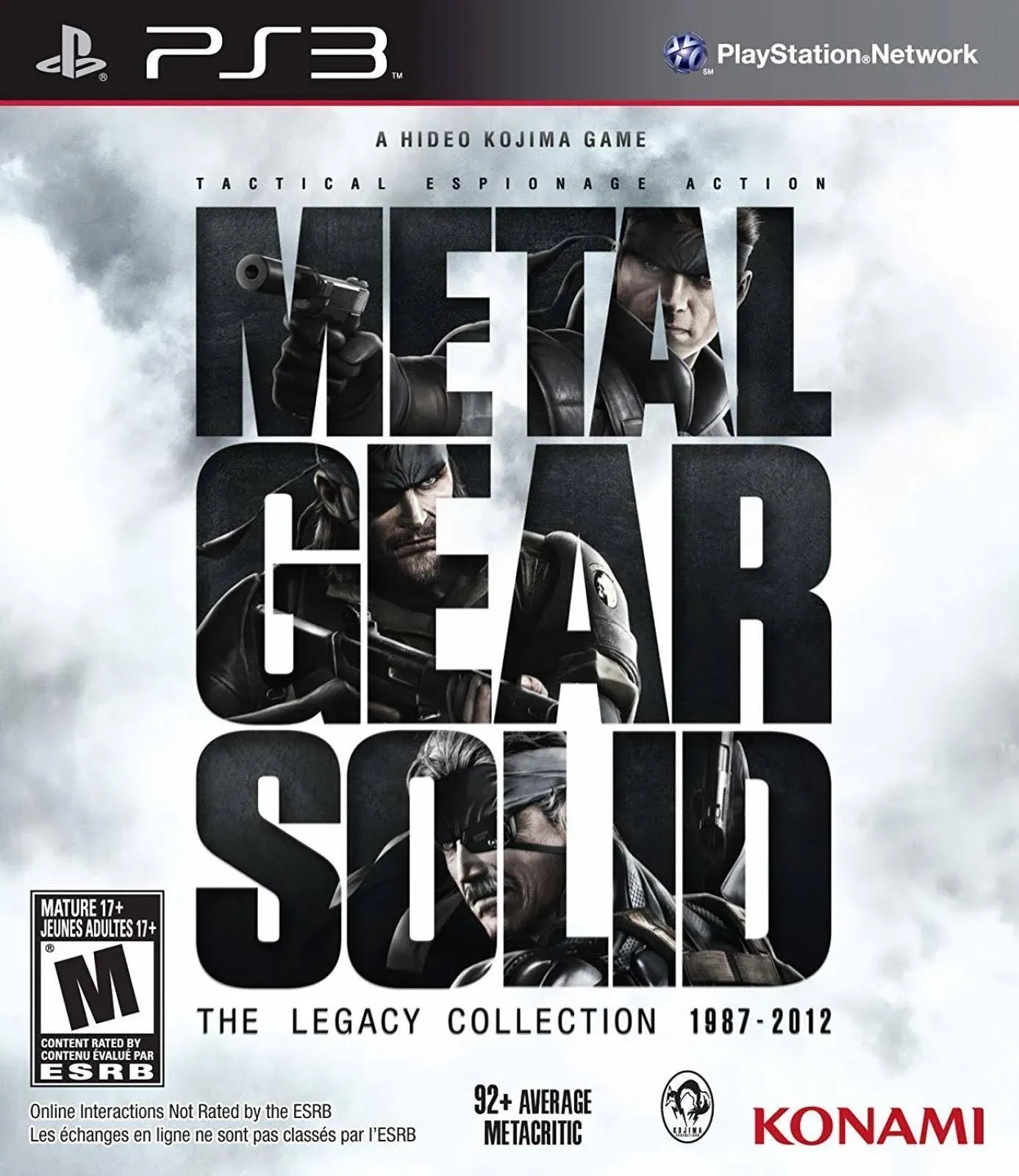 Metal Gear Solid: The Legacy Collection (Sony PlayStation 3, 2013)