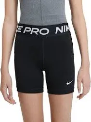 "Nike Girl's Pro Competition Shorts - Black"