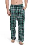 Jockey Men's Flannel Pant M Spruce Plaid