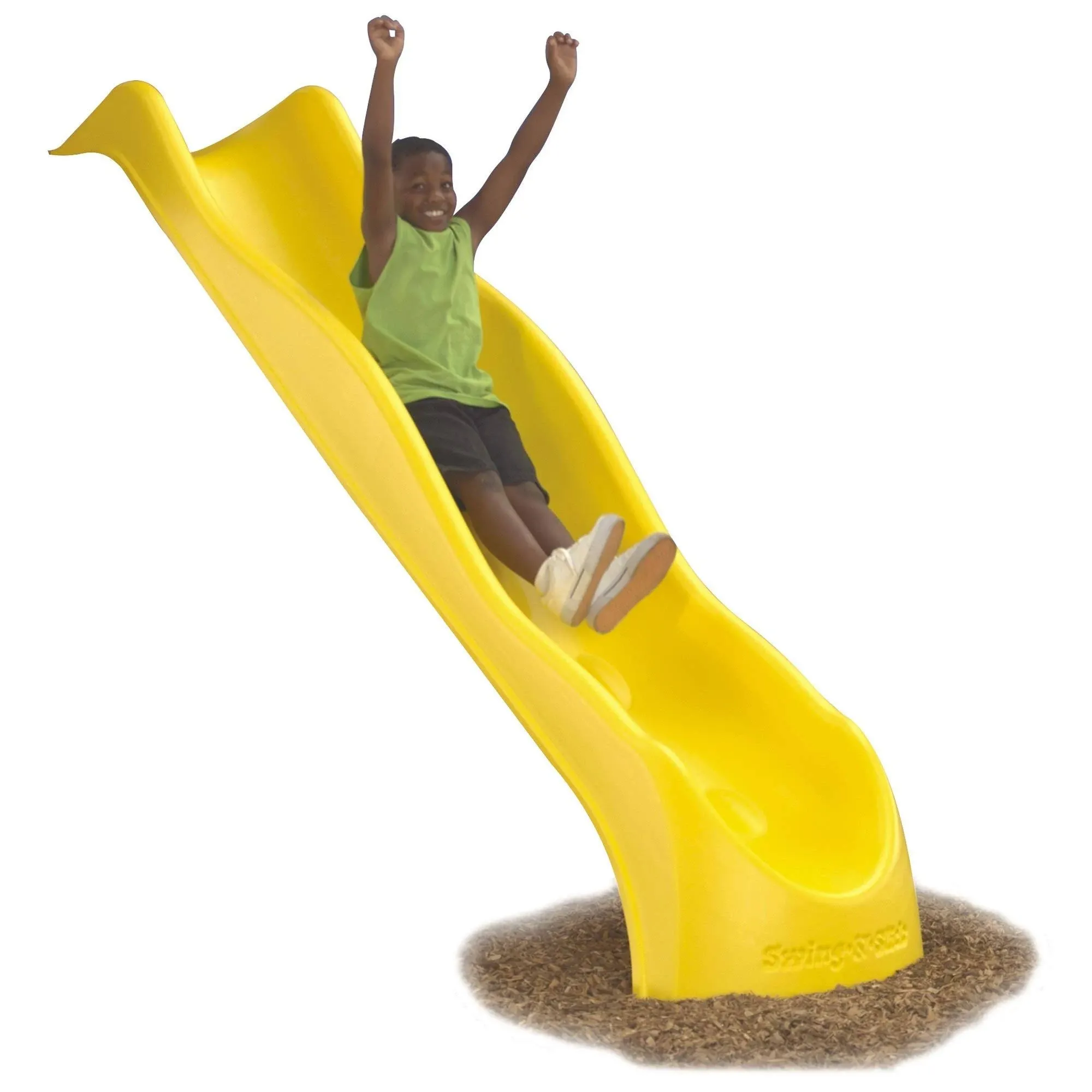 Swing-N-Slide NE 3062 Super Speedwave Slide for 5' Swing Set Decks, Yellow