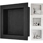 VEVOR Shower Niche Ready for Tile 16" x 16" Single Shelf Organizer Square Corners Wall-inserted Niche Recessed Sealed Protection Modern Soap Storage