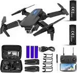 Newest Drone with 1080P Camera-2K UAV:2 Batteries,One Key Take Off/Land,Altit<wbr/>...