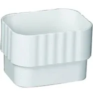 Amerimax White Vinyl Downspout Connector