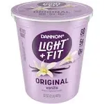 Light + Fit Yogurt, Non Fat, Vibrant Vanilla - 32 oz