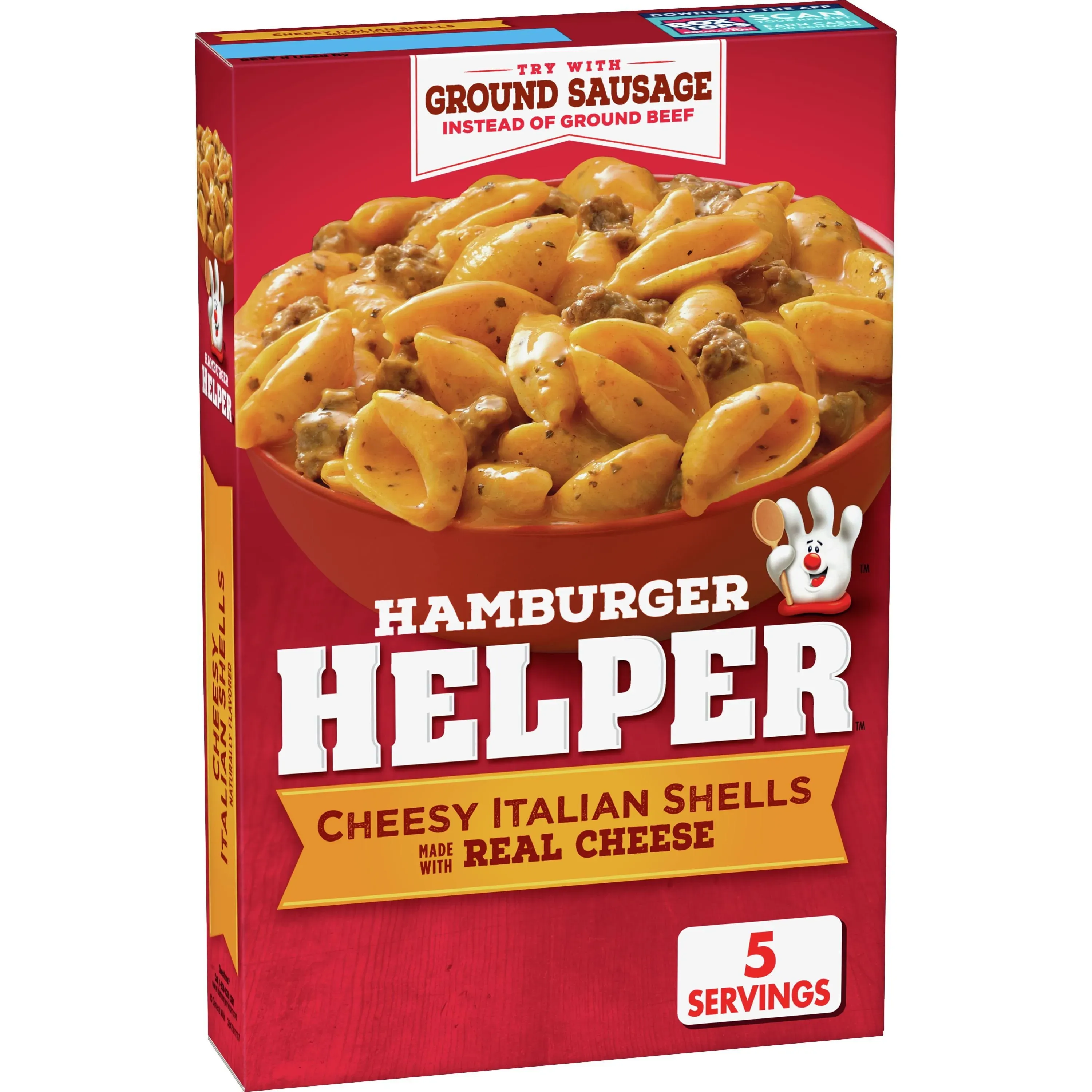 Betty Crocker Hamburger Helper Cheesy Italian Shells