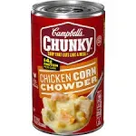 Campbell's Chunky Chicken Corn Chowder Soup, 18.8 oz.