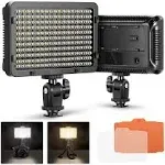 Neewer On Camera Video Light Photo Dimmable 176 LED Panel with 1/4" Thread for Canon, Nikon, Sony and Other DSLR Cameras, 5600K (Battery Not