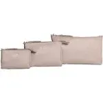 3-piece Pouch Set Taupe