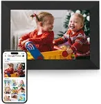 Cozyla Digital Photo Frame Wi Fi Smart Digital Picture Frame Free Unlimited Storage Share Photo with Family and Friend V