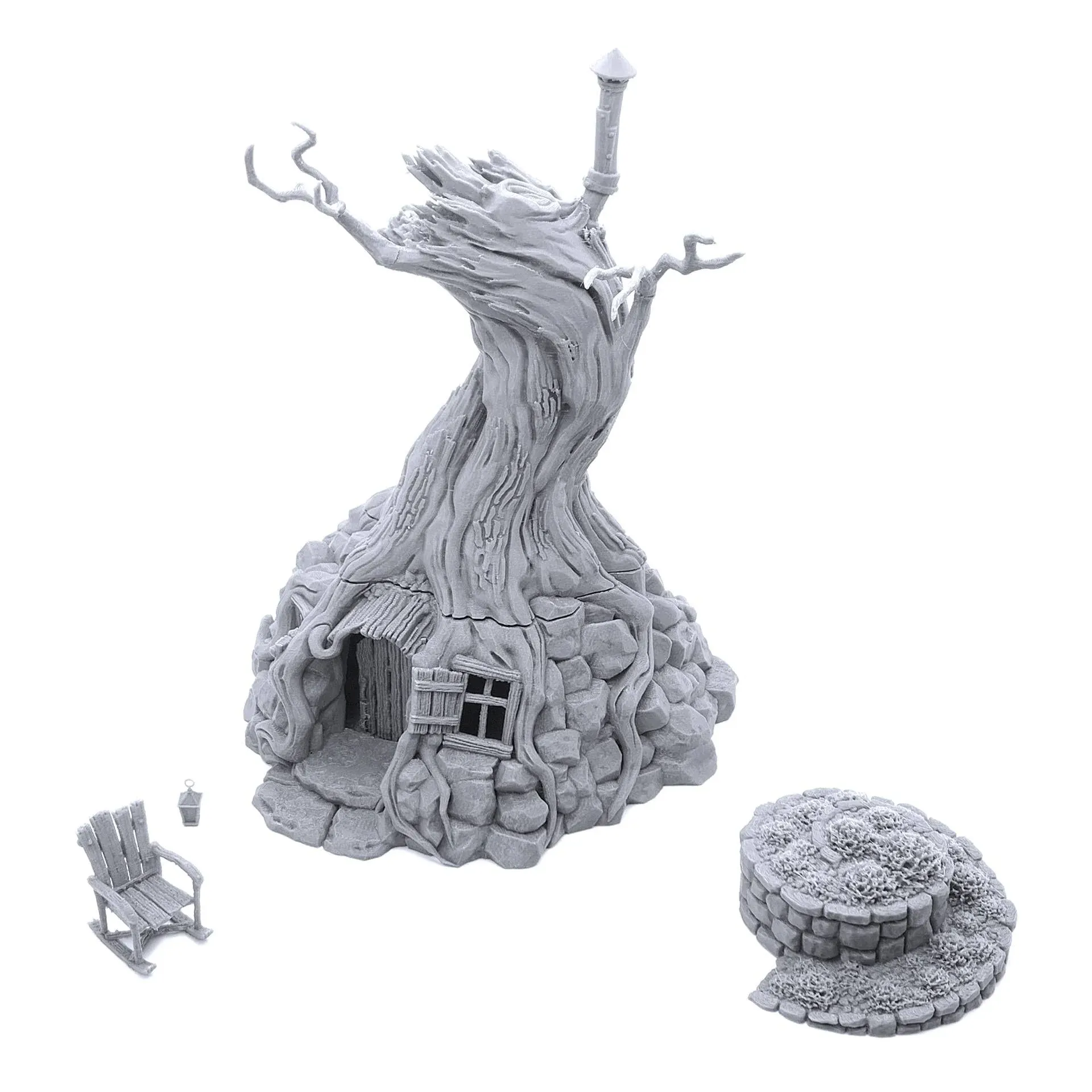 Witch&#039;s Hovel DND Terrain Compatible with Dungeons and Dragons 28mm Miniature...