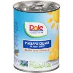 Dole 01462 Pineapple Chunks in Syrup 20 oz, PK12