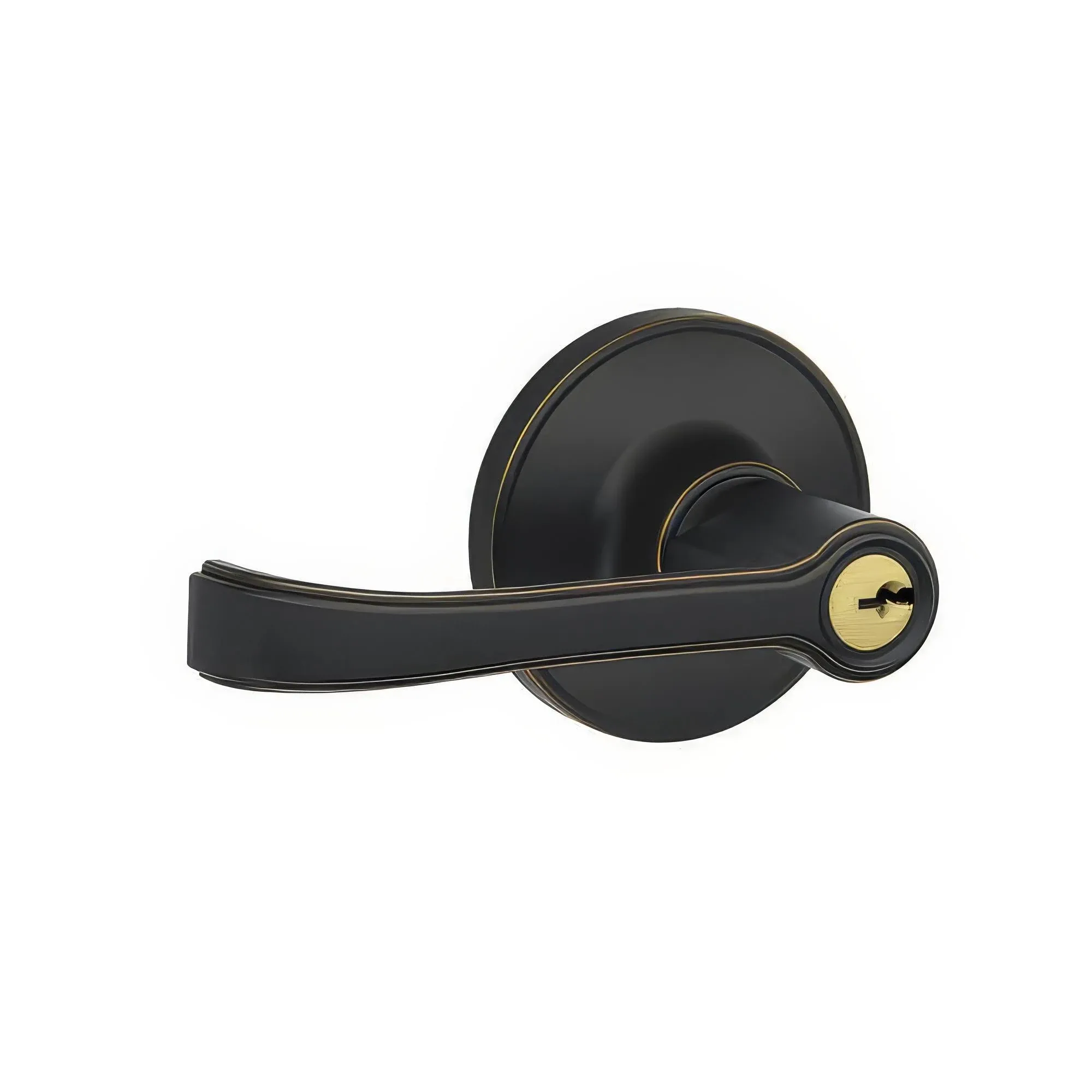 Dexter by Schlage J54TOR716 Torino Keyed Entry Lever, Aged Bronze