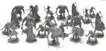 Drunk'n Dragon DND Enemies Minis 25 Fantasy Miniatures for Tabletop/Dungeons and Dragons Roleplaying Games - Bulk Minis Unpainted- Monsters Figures