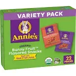 Annie's Organic Bunny Fruit Snacks Variety Pack