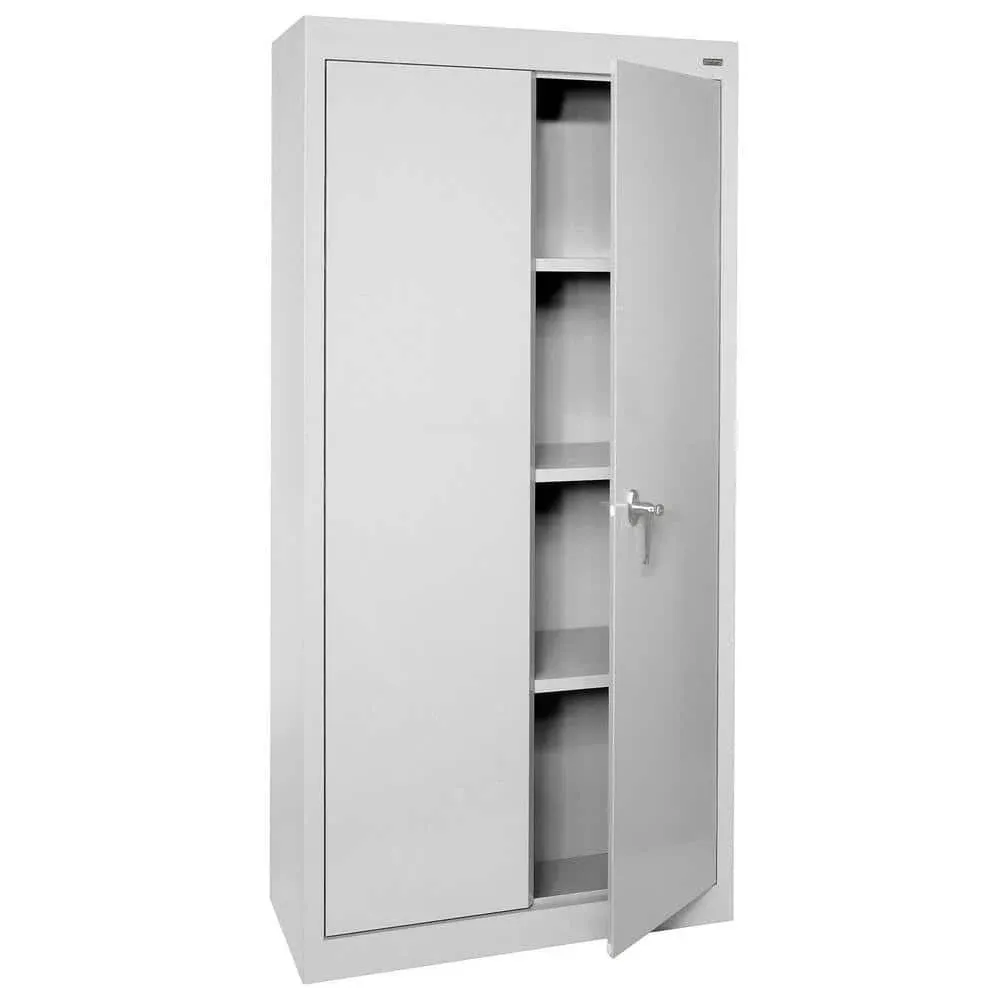 Sandusky Commercial Storage Cabinet, Dove Gray, 72" H x 30" W x 18" D, Assembled