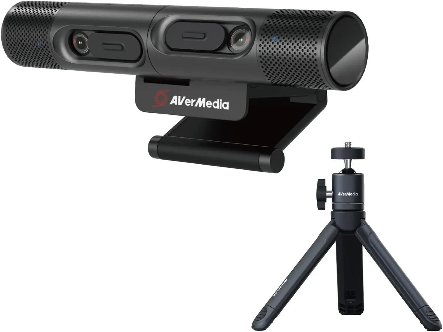 AVerMedia PW313D DualCam, 2-in-1 Webcam for Remote Learning, Conferenc