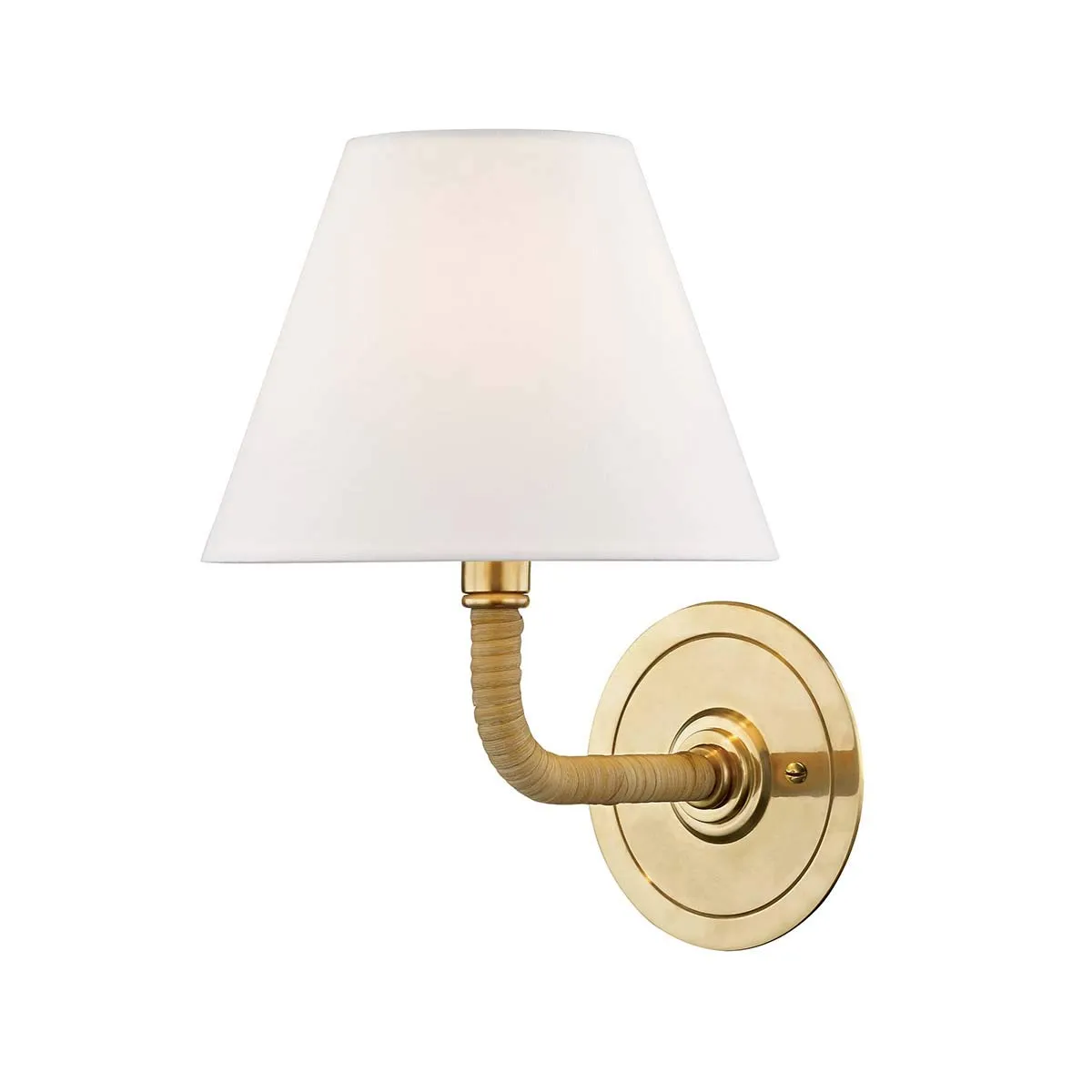 Hudson Valley Curves No.1 One Light Wall Sconce MDS500-AGB