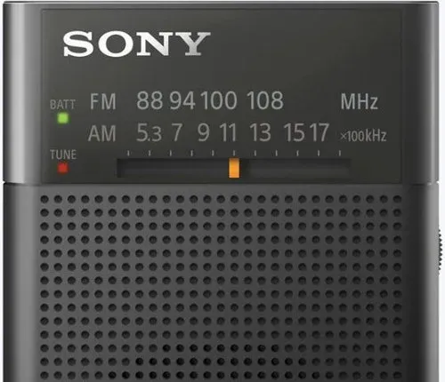 Sony ICF-P27 Portable Radio with Speaker and AM/FM Tuner