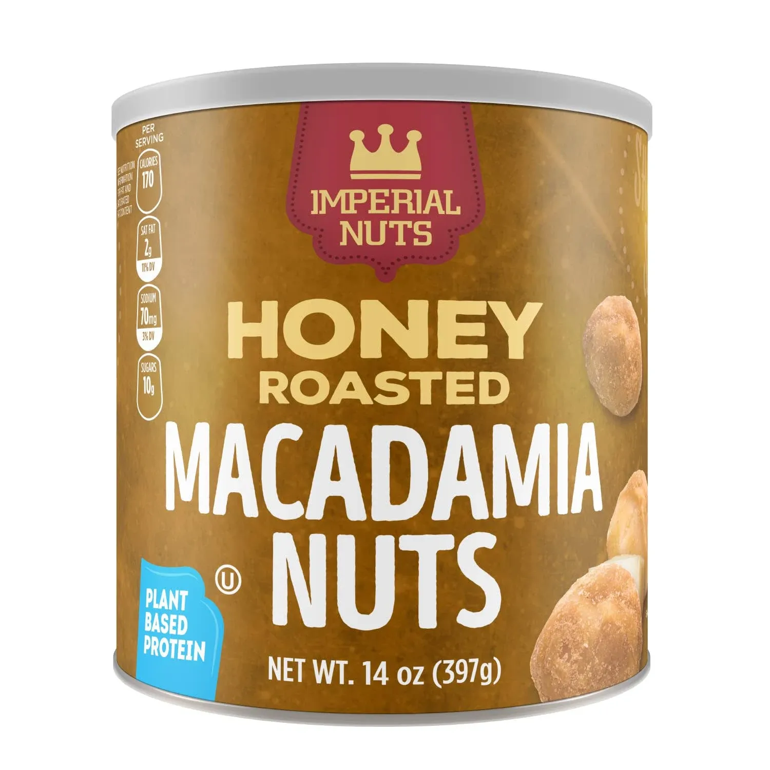 Honey Roasted Macadamia Nuts, 14 Oz.