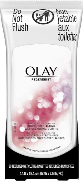 Olay Regenerist Micro Exfoliating Wet Cleansing Cloths