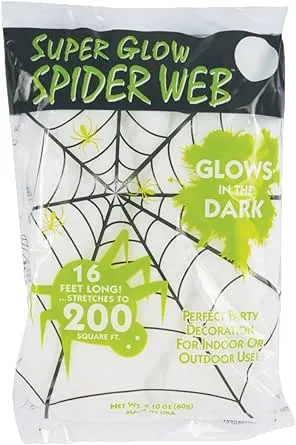 Glow In Dark Spiderweb